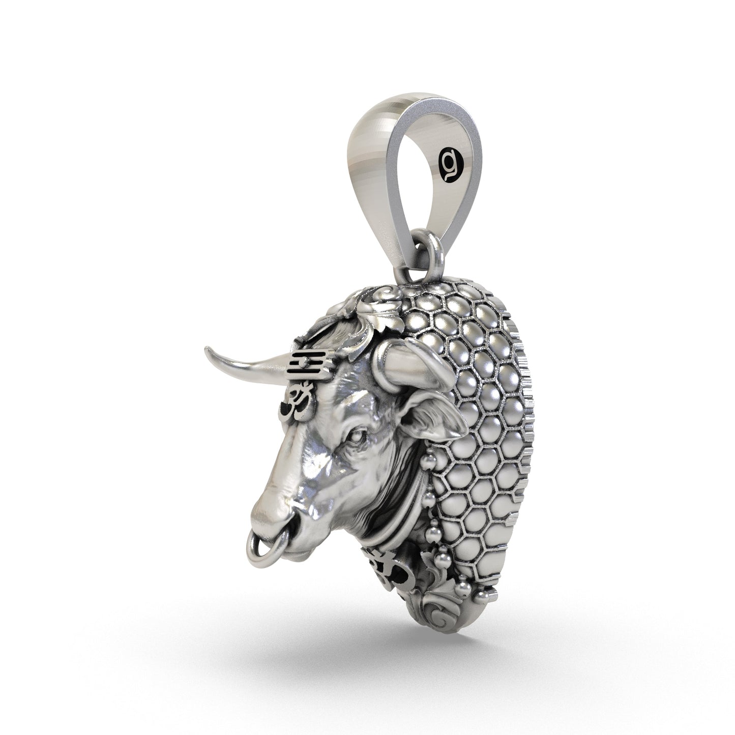925 Silver Nandi Bull Pendant | Sacred Shiva Vahana – Shukan Jewellers