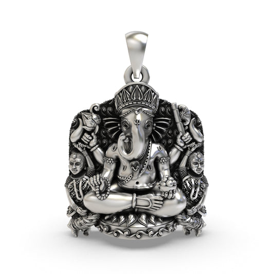 925 Silver Siddhivinayak Ganapati Pendant | Ganesha Jewelry