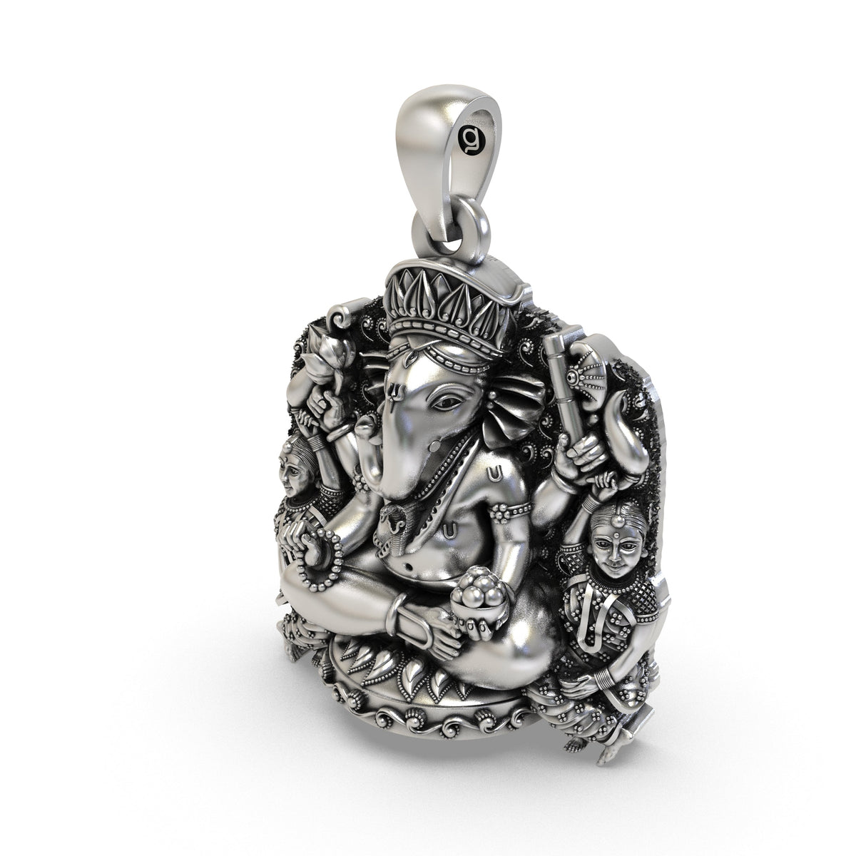 925 Silver Siddhivinayak Ganapati Pendant | Ganesha Jewelry