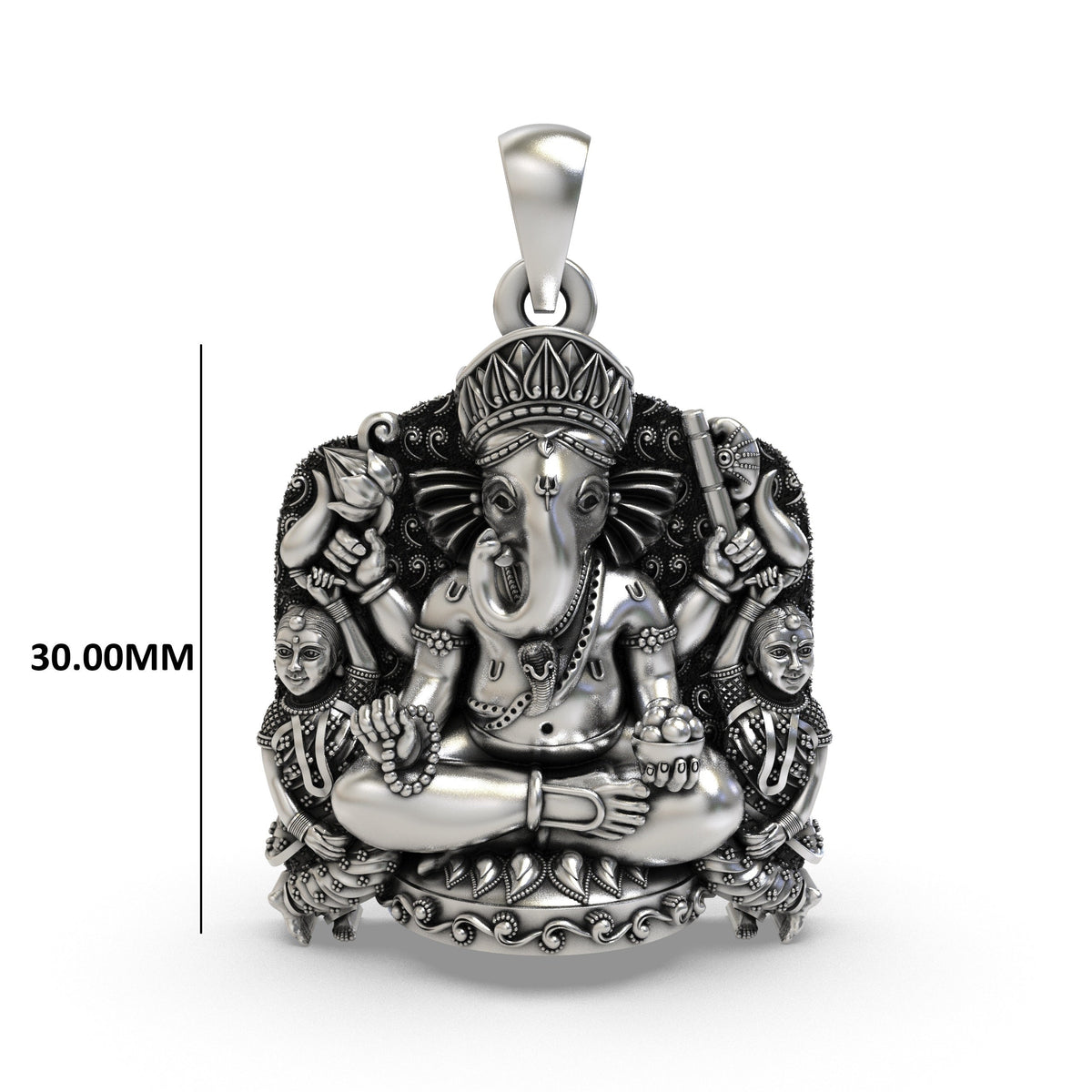 925 Silver Siddhivinayak Ganapati Pendant | Ganesha Jewelry