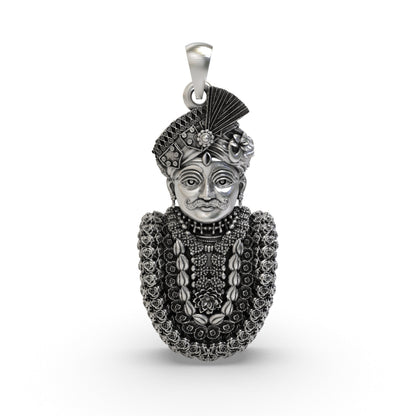 925 Silver Mahakaleshwar Pendant | Mahakal Face – Shukan Jewellers