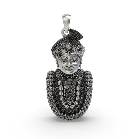 925 Silver Mahakaleshwar Pendant | Mahakal Face – Shukan Jewellers