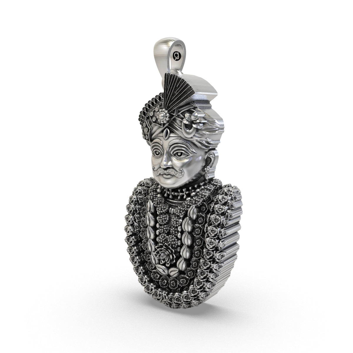 925 Silver Mahakaleshwar Pendant | Mahakal Face – Shukan Jewellers