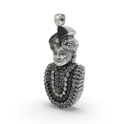 925 Silver Mahakaleshwar Pendant | Mahakal Face – Shukan Jewellers