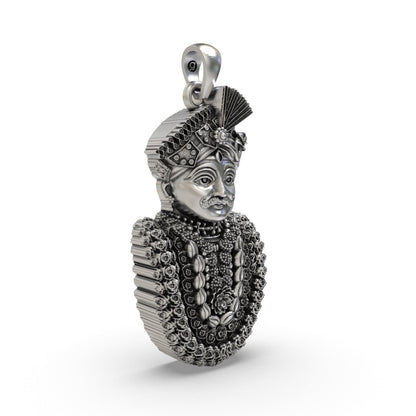 925 Silver Mahakaleshwar Pendant | Mahakal Face – Shukan Jewellers