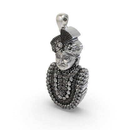 925 Silver Mahakaleshwar Pendant | Mahakal Face – Shukan Jewellers