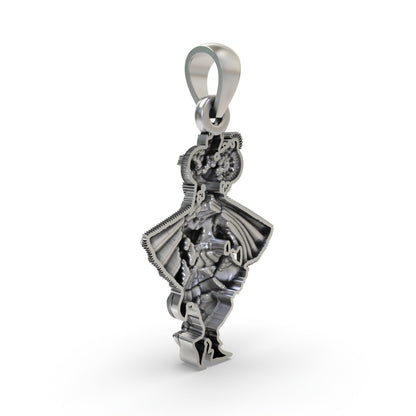 925 Silver Banke Bihari Ji Pendant | Krishna Vrindavan Idol – Shukan Jewellers