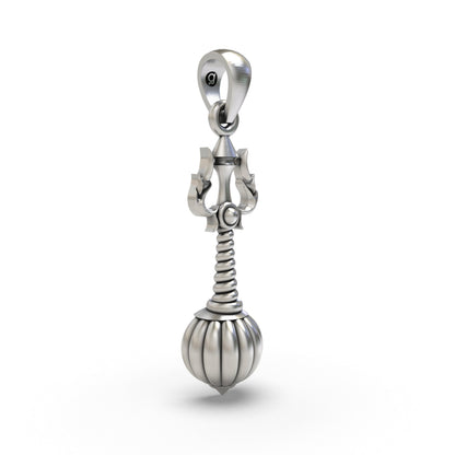 925 Silver Trishul Gada Pendant | Mahadev – Shukan Jewellers
