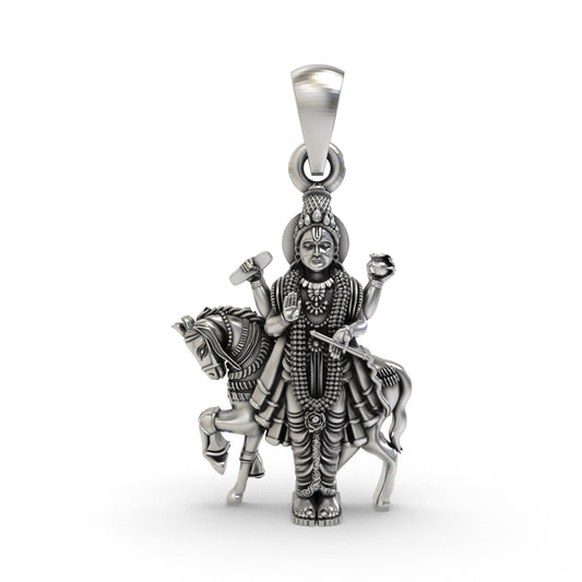 925 Silver Shukra Deva Pendant | Shukracharya Navagraha Venus – Shukan Jewellers