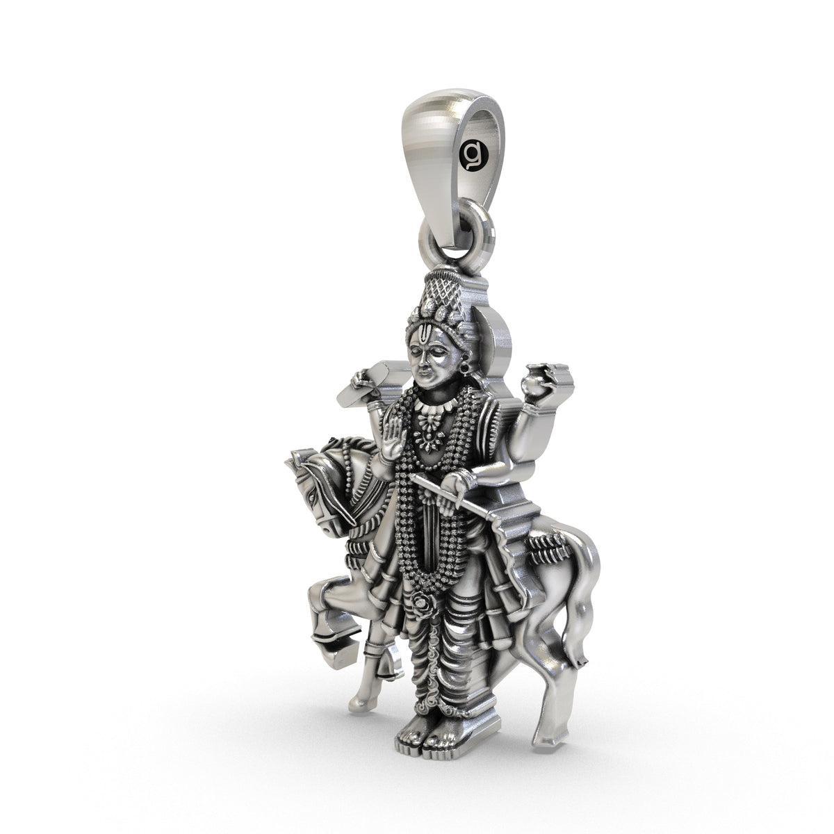 925 Silver Shukra Deva Pendant | Shukracharya Navagraha Venus – Shukan Jewellers