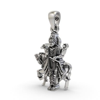 925 Silver Shukra Deva Pendant | Shukracharya Navagraha Venus – Shukan Jewellers