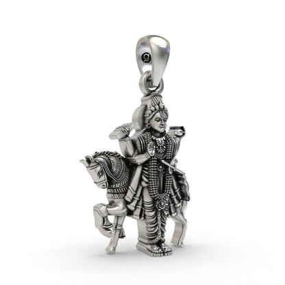 925 Silver Shukra Deva Pendant | Shukracharya Navagraha Venus – Shukan Jewellers