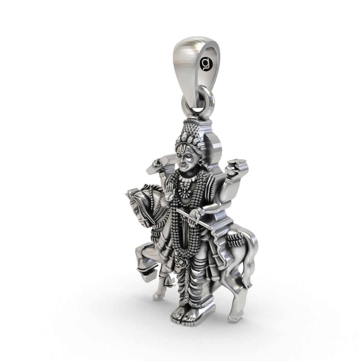 925 Silver Shukra Deva Pendant | Shukracharya Navagraha Venus – Shukan Jewellers