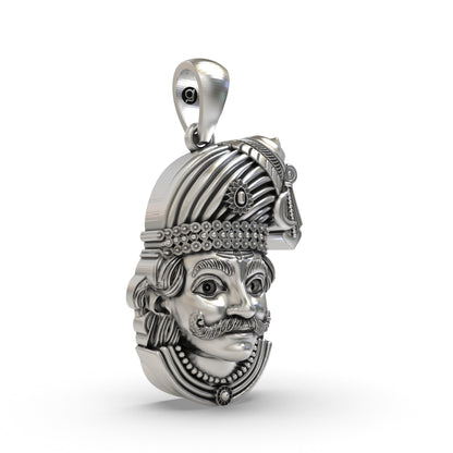 925 Silver Sudalai Madan Swamy Pendant | Tamil Kaval Deivam Spiritual Jewellery – Shukan Jewellers