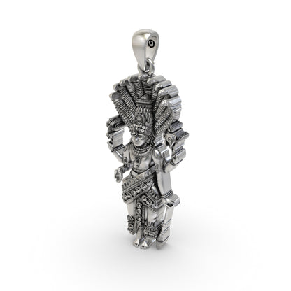 925 Silver Lord Venkateshwara Pendant | Balaji Venkateswara Devotional Locket – Shukan Jewellers