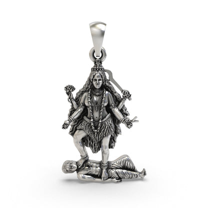 Tara Mahavidya 925 Silver Pendant | Maa Tara Devi Spiritual Protection Locket