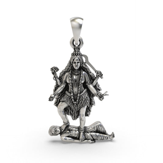 Tara Mahavidya 925 Silver Pendant | Maa Tara Devi Spiritual Protection Locket