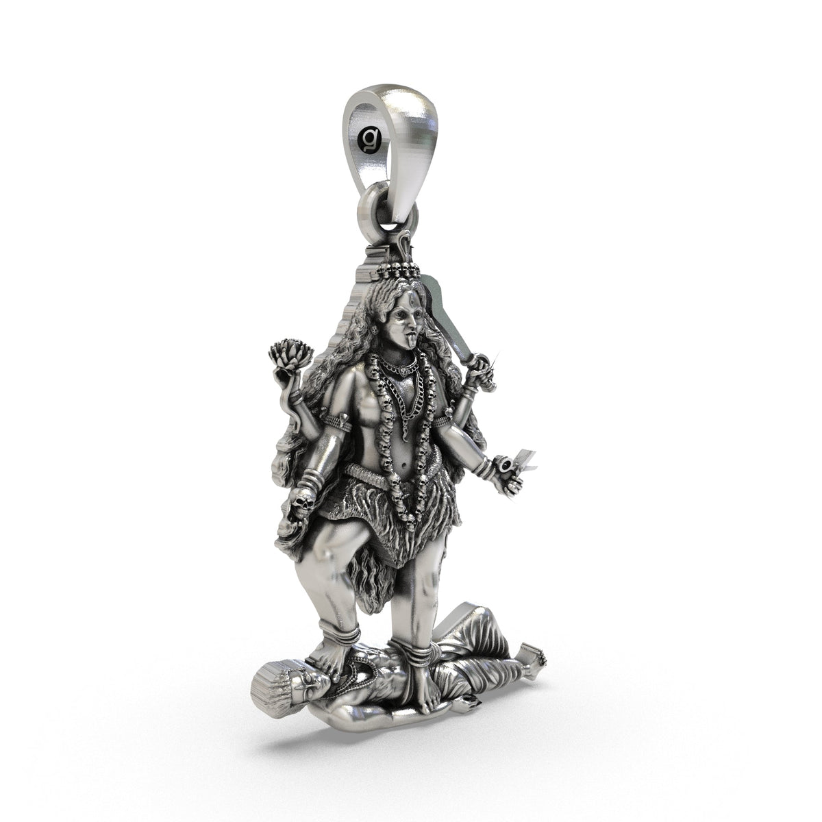 Tara Mahavidya 925 Silver Pendant | Maa Tara Devi Spiritual Protection Locket