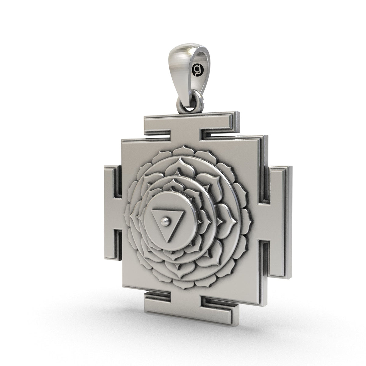 925 Silver Matangi Yantra Pendant – Sacred Jewelry for Wisdom, Creativity & Powerful Communication