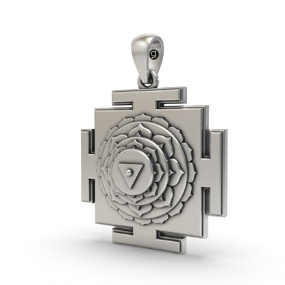 925 Silver Matangi Yantra Pendant – Sacred Jewelry for Wisdom, Creativity & Powerful Communication