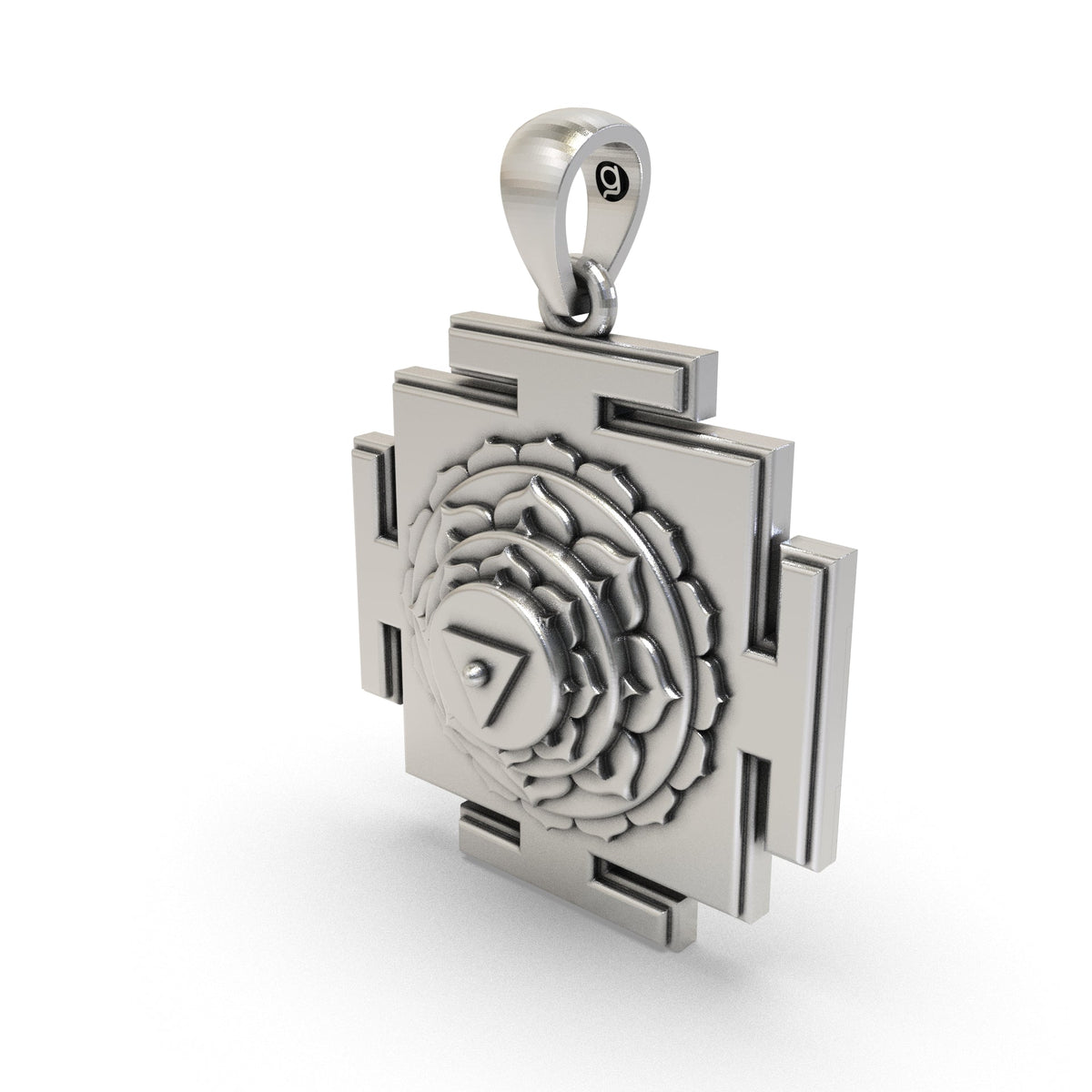 925 Silver Matangi Yantra Pendant – Sacred Jewelry for Wisdom, Creativity & Powerful Communication