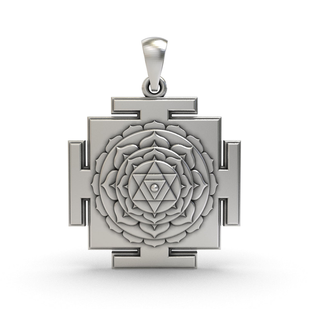 925 Silver Baglamukhi Yantra Pendant – Sacred Jewelry for Protection, Victory & Negative Energy Removal