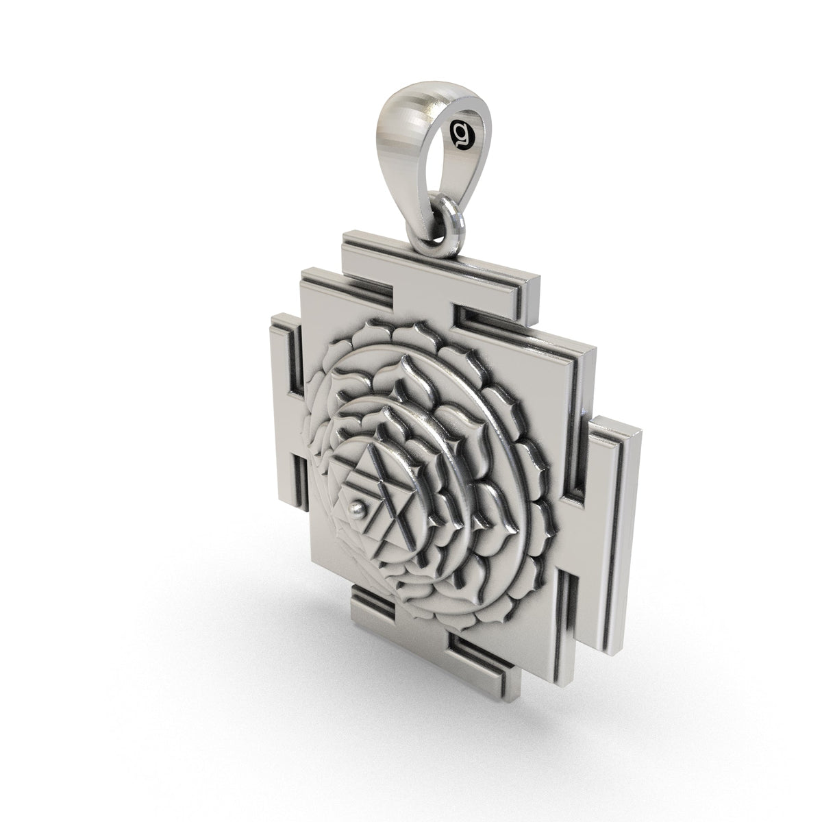925 Silver Baglamukhi Yantra Pendant – Sacred Jewelry for Protection, Victory & Negative Energy Removal