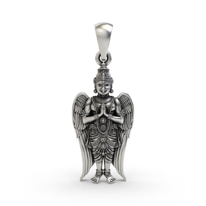 925 Silver Garuda Pendant – Sacred Symbol of Protection, Courage & Divine Strength