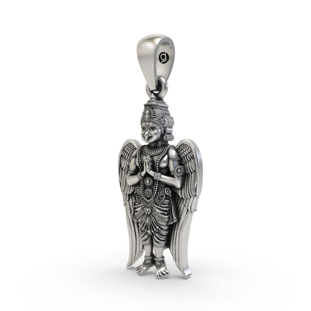 925 Silver Garuda Pendant – Sacred Symbol of Protection, Courage & Divine Strength