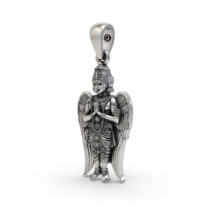 925 Silver Garuda Pendant – Sacred Symbol of Protection, Courage & Divine Strength