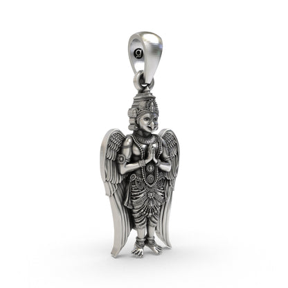 925 Silver Garuda Pendant – Sacred Symbol of Protection, Courage & Divine Strength