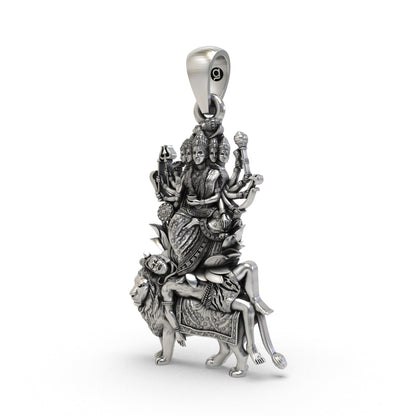 Maa Kamakhya Devi pendant close-up detailing