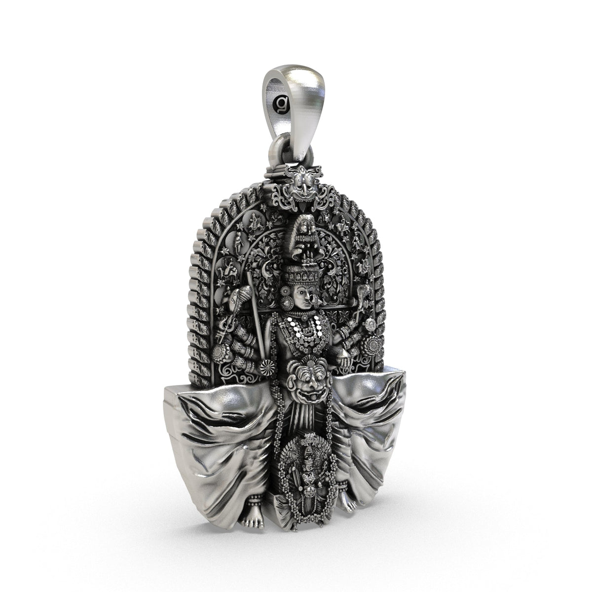 Handcrafted 925 silver Marikamba Amman pendant