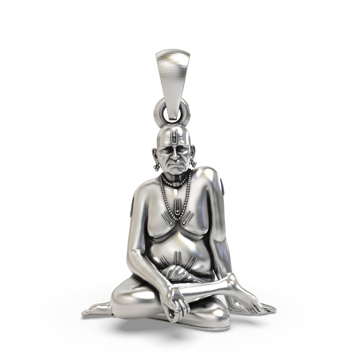 Divine Swami Samarth Guru 925 Silver Pendant