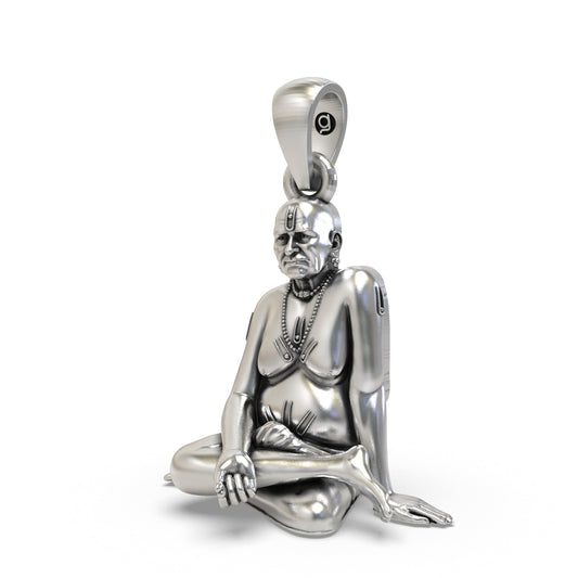 Divine Swami Samarth Guru 925 Silver Pendant