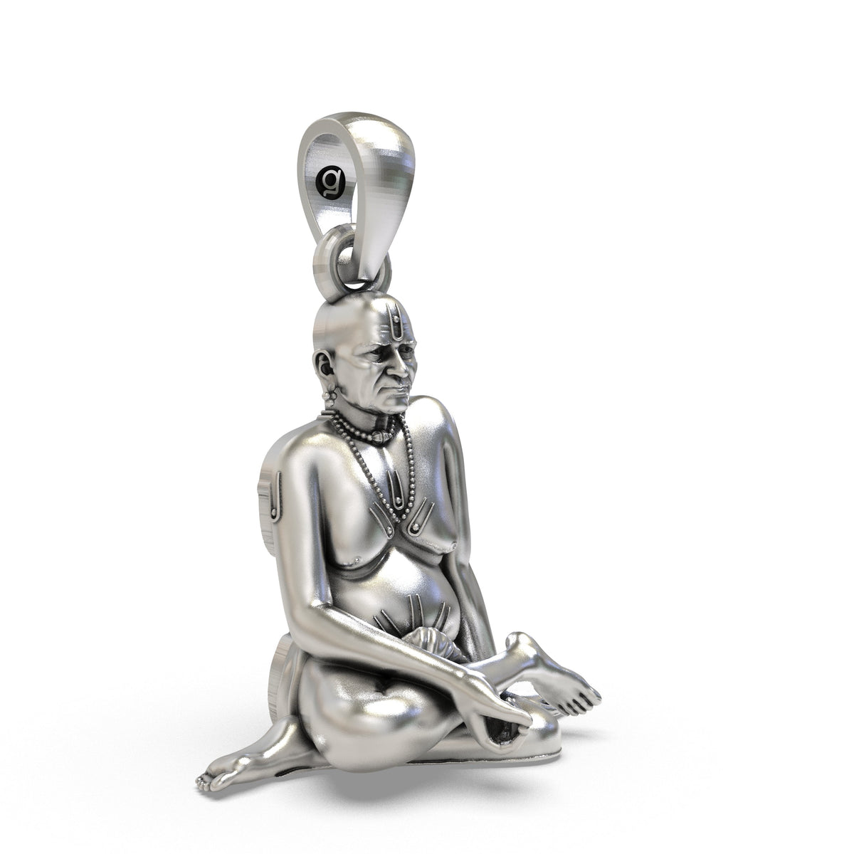 Divine Swami Samarth Guru 925 Silver Pendant
