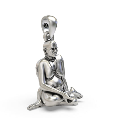 Divine Swami Samarth Guru 925 Silver Pendant
