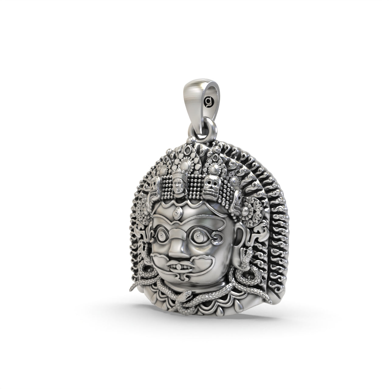 Kaal Bhairav 925 Silver Pendant