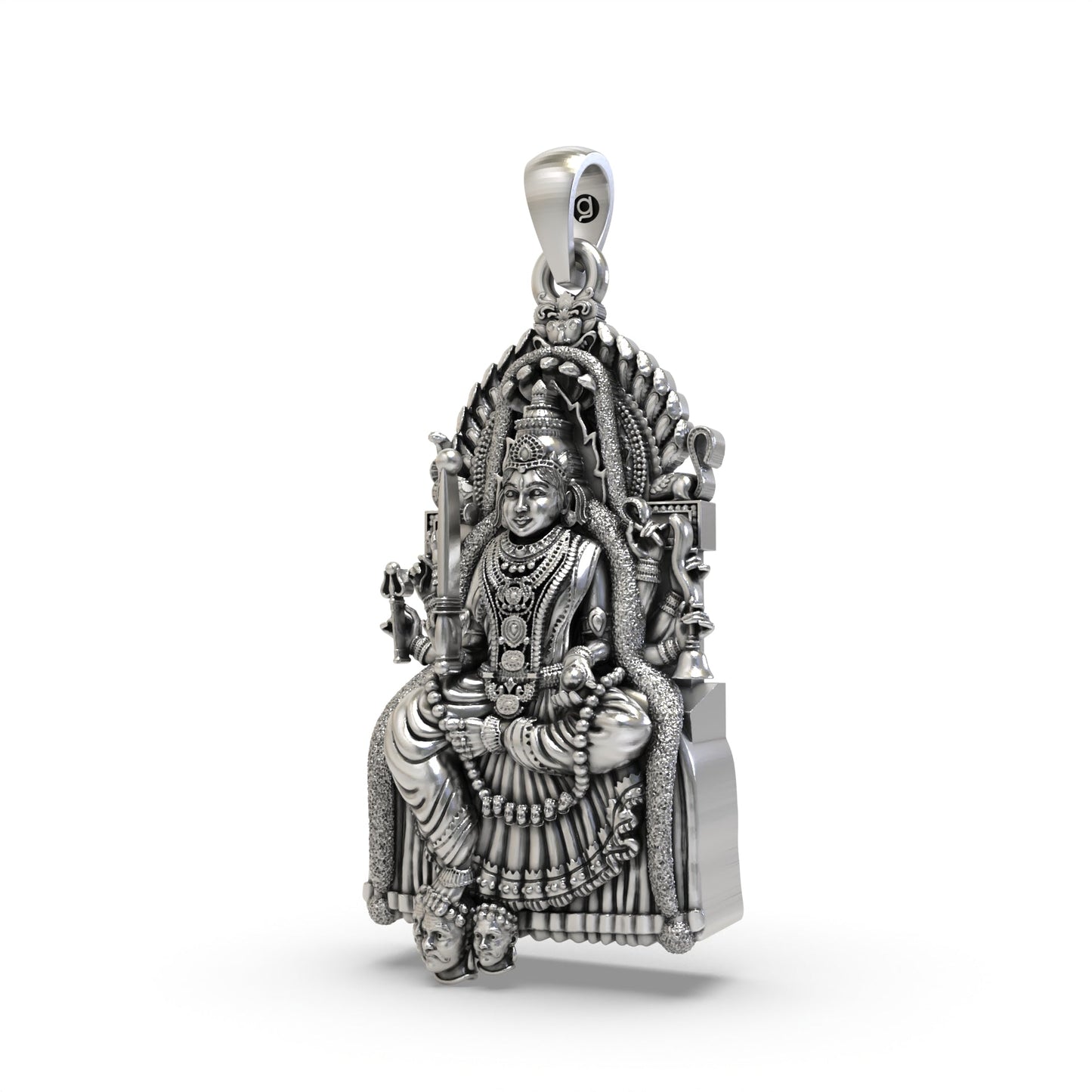 Samayapuram Mariamman 925 Silver Pendant