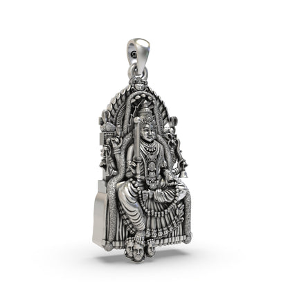 Samayapuram Mariamman 925 Silver Pendant