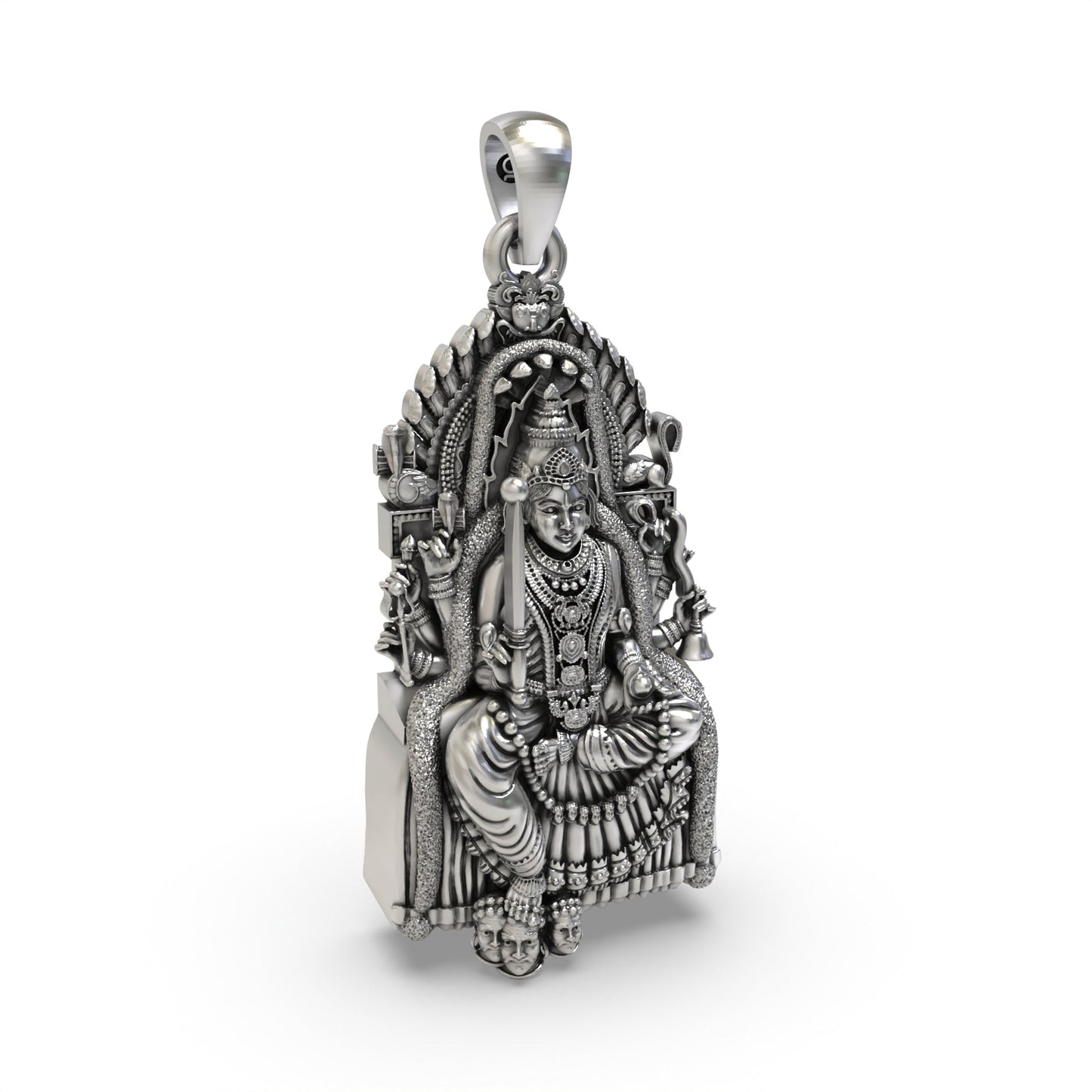 Samayapuram Mariamman 925 Silver Pendant