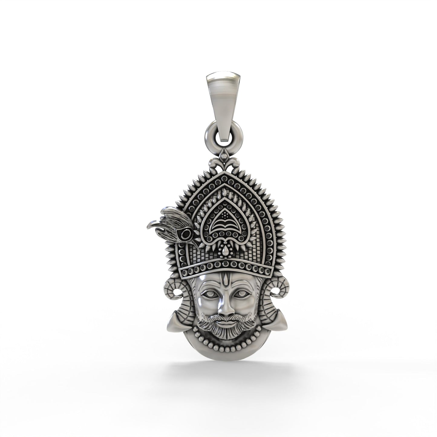 Khatu Shyam 925 Silver Pendant