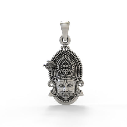 Khatu Shyam 925 Silver Pendant