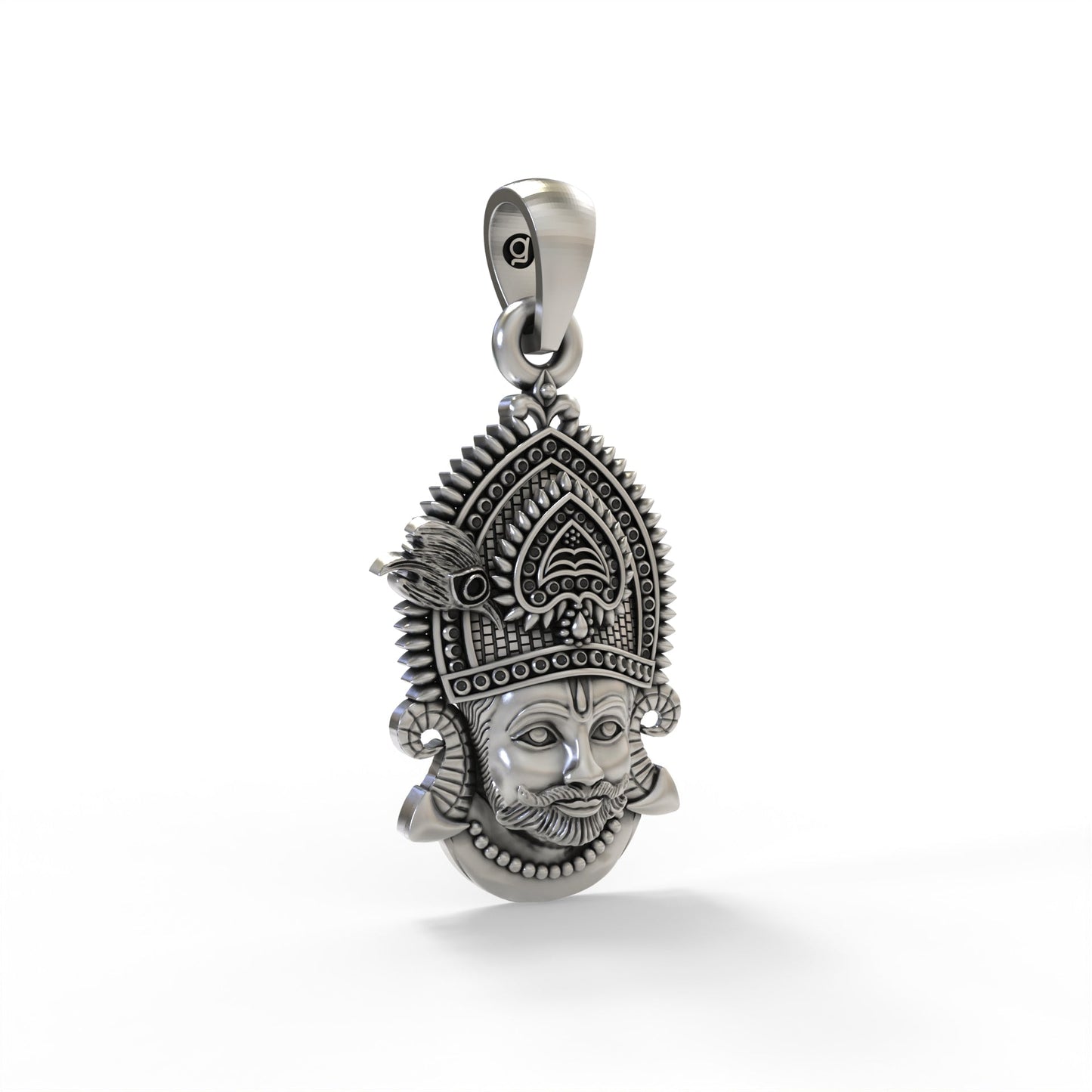 Khatu Shyam 925 Silver Pendant