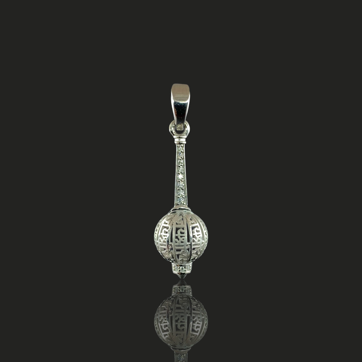 925 Silver Hanuman Gada Pendant | Bajrangbali Mace Locket & Spiritual Protection – Shukan Jewellers