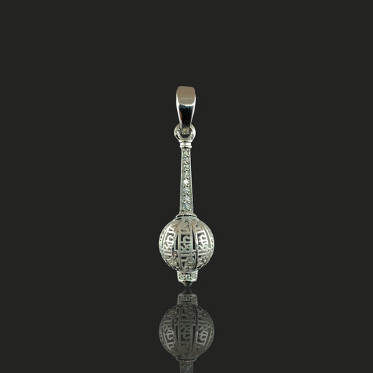925 Silver Hanuman Gada Pendant | Bajrangbali Mace Locket & Spiritual Protection – Shukan Jewellers