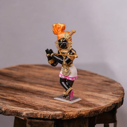 925 Silver Radha Raman Idol – Krishna Devotional Silver Idol