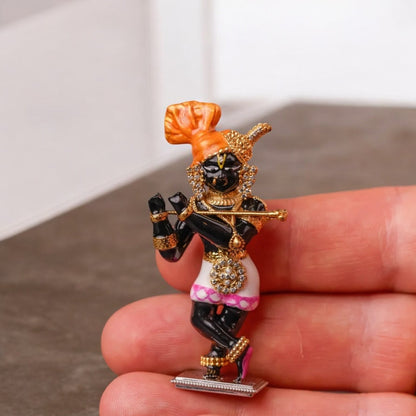 925 Silver Radha Raman Idol – Krishna Devotional Silver Idol
