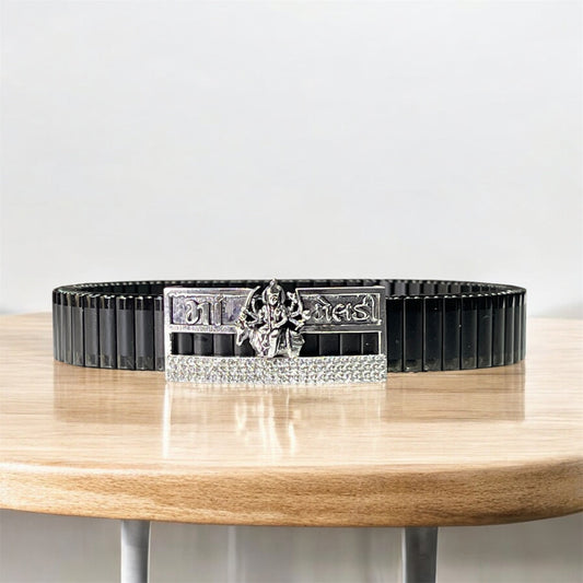 925 Silver Meldi Maa Bracelet – Handmade Gujarati Devotional Jewelry | Maa Meldi Spiritual Bracelet for Protection & Blessings