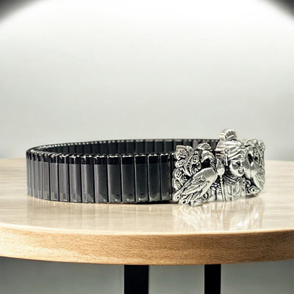 925 Silver Murugan Swami Bracelet – Peacock Motif Kada | Handmade Lord Murugan Devotional Jewelry for Strength & Protection